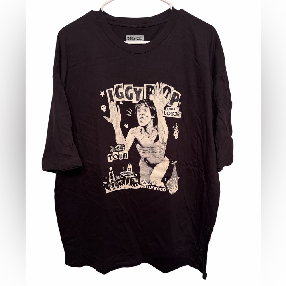 Iggy Pop and the Losers 2023 West Coast tour t-shirt Size XXL 2XL nwot
